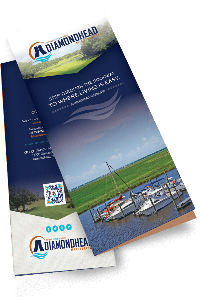 Folded Diamondhead Brochure | City of Diamondhead where Living is Easy in Mississippi