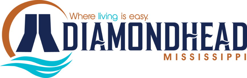 City of Diamondhead Logo | Where Living is Easy in Mississippi