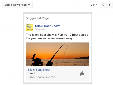 Biloxi Boat Show Mobile Ad