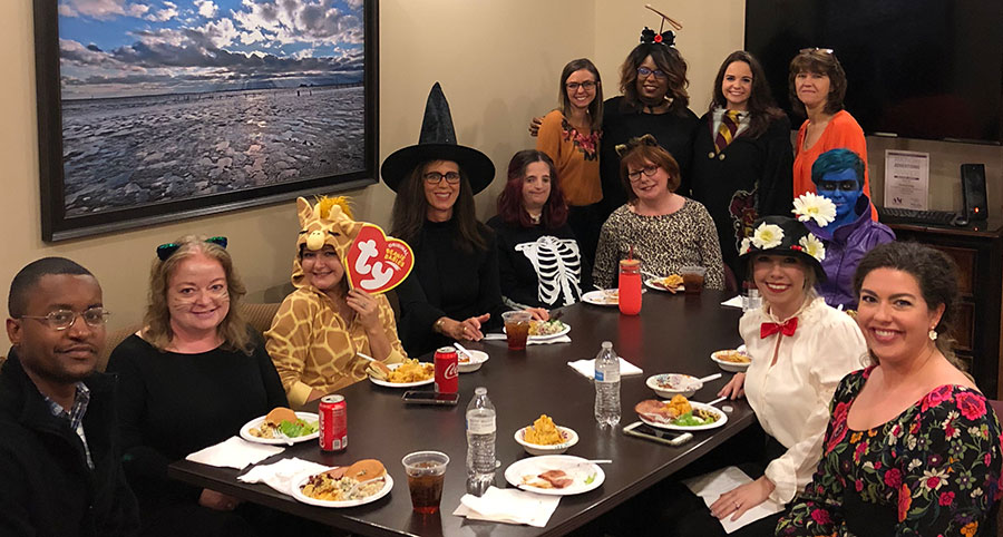 Focus Group potluck Halloween Lunch